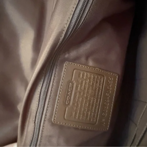Coach Tan Leather Men's Briefcase